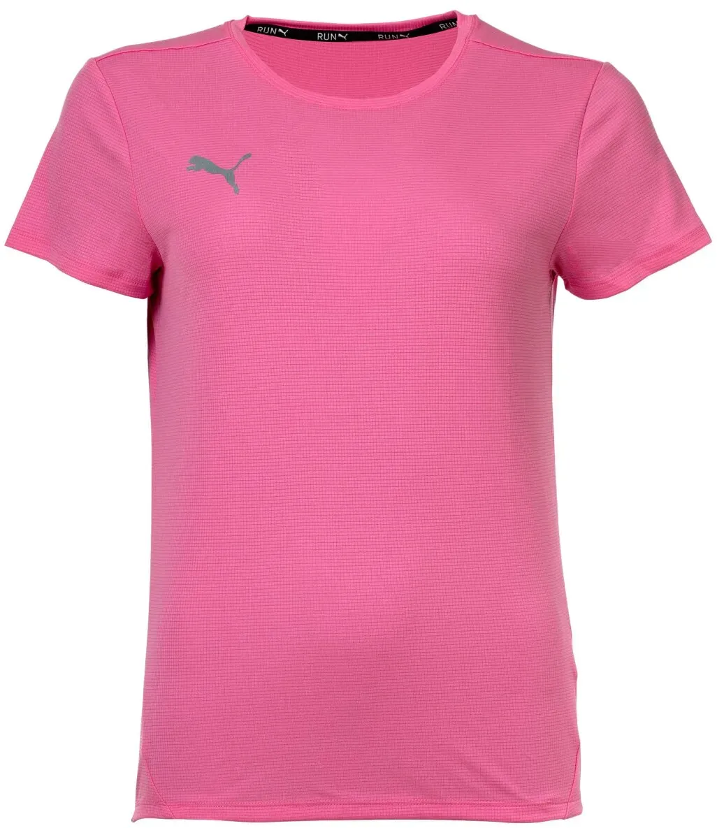 PUMA Damen T-Shirt - Finisher Tee, Funktionsshirt, dryCELL, Rundhals, Kurzarm, uni Pink 2XL