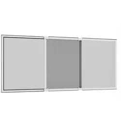 CULEX Alu Fliegengitter Schiebefenster 75x100 weiss 101690201-VH