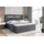 altdecor BOXBETT LED mit H4-Matratze und Lattenrost - NOEL GOLD - 160x200 Dunkelgrau