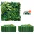 Vevor Künstliche Hecke, 12 Stück, 500x500x50 mm, 3D-Kombination, Künstliche Pflanzenwand, grüne Dekoration & Efeu-Zaunbedeckung, Sichtschutz-Hintergrundwand, Heckenschutz für den Garten