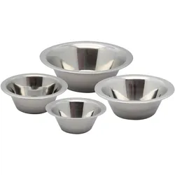 Schüssel ELO, silber (edelstahlfarben), Edelstahl, Schüsseln