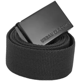 URBAN CLASSICS Long Canvas Belt schwarz - 140CM