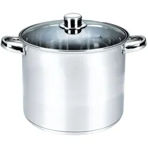 Michelino Edelstahl Kochtopf mit Glasdeckel 32 cm