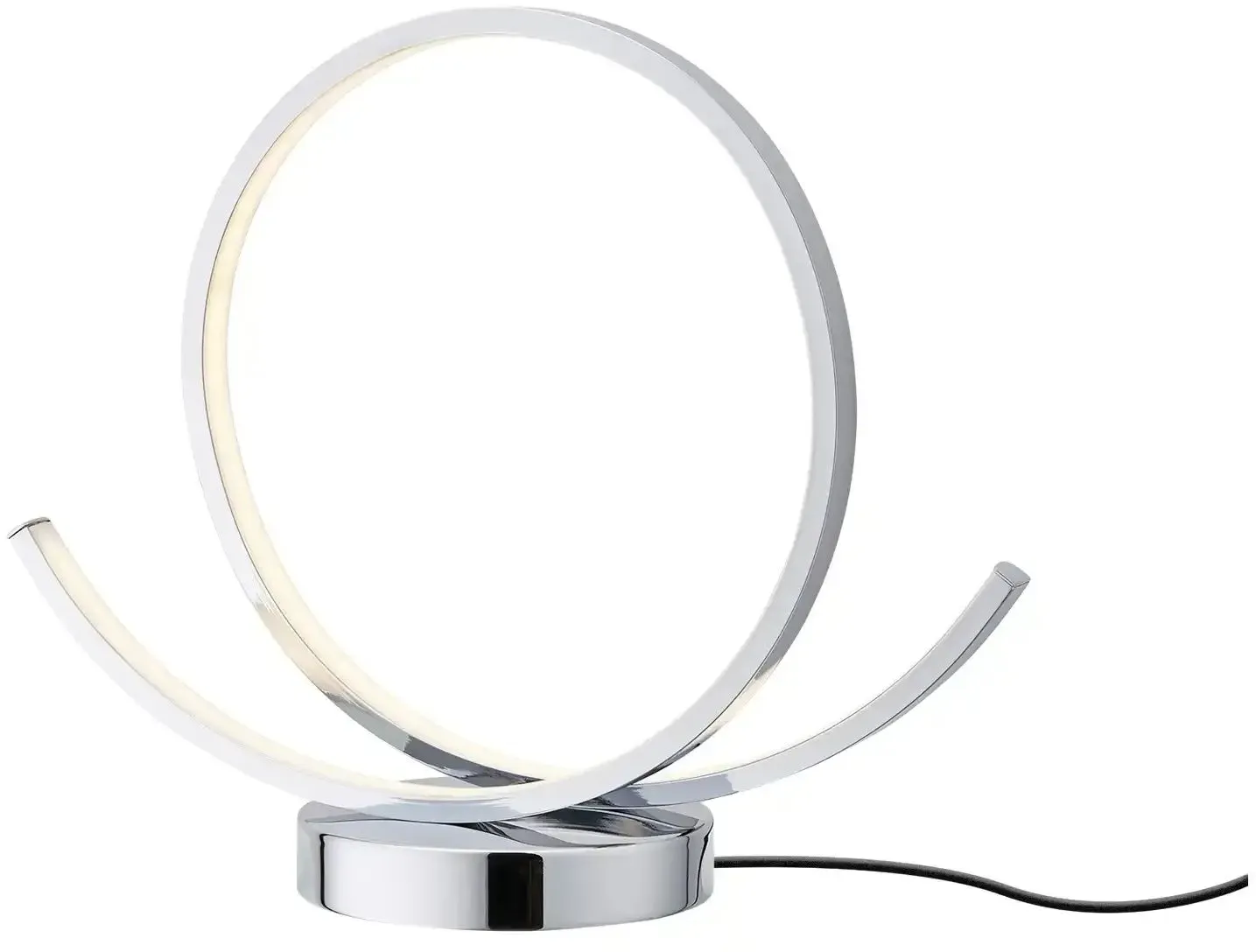 Meisterleuchten LED-Tischleuchte  Chrom   ¦ silber ¦ Maße (cm): B: 32 H: 27 T: 13.0