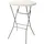 kompatible Ware Stehtisch rund Kunststoff weiß 80,0 x 80,0 x 110,0 cm, 1 St.