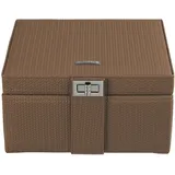 Windrose Schmuckkoffer Corbello braun