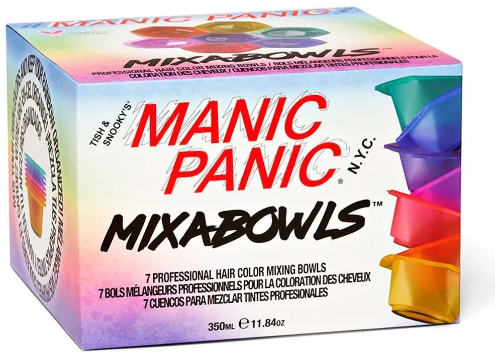 Manic Panic Mixabowls Buntes Farbschalen Set 7-teilig