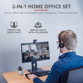 Trust Doba 2-in-1 Home Office Set (24036)