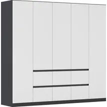 Rauch Drehtürenschrank MAINZ 226 x 210 x 54 cm Grau