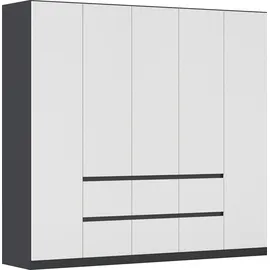 Rauch Drehtürenschrank MAINZ 226 x 210 x 54 cm Grau
