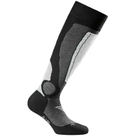 Rohner Socken Basic Ski Kniestrümpfe 2er Pack Grau 43-46