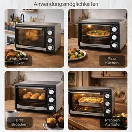 lestix international 18 Liter Mini Stand Backofen