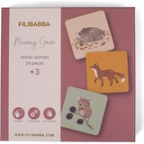 Filibabba Memory-Spiel - Nordische Tierwelt