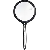 TOOLCRAFT TO-8976465 Handlupe Vergrößerungsfaktor: 2 x, 4 x Linsengröße: (Ø) 63.5 mm Schwarz