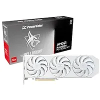 PowerColor AMD Radeon RX 9060 XT Hellhound Spectral White