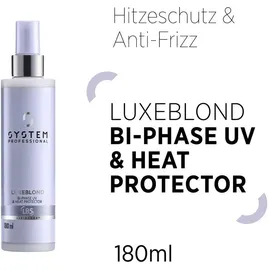 System Professional LipidCode LuxeBlond Bi-Phase UV & Heat Protector Spray 180 ml