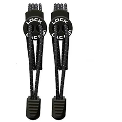 Lock Laces Unisex Lock Laces - 2er Pack schwarz