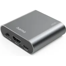 Hama HDMI-Audio-Extractor AE90 HDMI 3,5 mm 0,0 m Silber