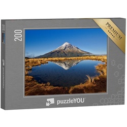puzzleYOU Puzzle Mount Taranaki, 200 Puzzleteile, puzzleYOU-Kollektionen Neuseeland, Aus aller Welt