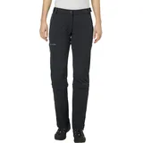 Vaude Damen Women's Farley Stretch Capri T-Zip Ii Hose, black, 38-Long