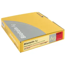 Biatain Ag Schaumverband 10x10cm nicht haftend