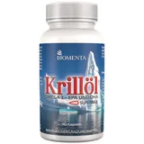 Biomenta Krillöl – 90 Antarktis SUPERBATM Krilloil Kapseln hochdosiert – mit Omega 3 + EPA + DHA + Phospholipiden + Astaxanthin - Premiumqualität