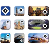 Hamburger SV HSV Magnet 9er Set Hamburg, 29982