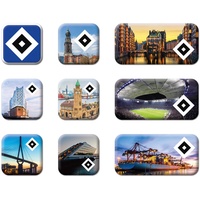 Hamburger SV HSV Magnet 9er Set Hamburg, 29982