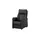 Hukla Relaxsessel Pascal Leder 77 x 115 x 90 cm Schwarz elektrisch, drehbar