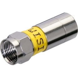 WISI Kompressionsstecker DV 15N für MK 95C/96F (AV-Anschluss), TV Zubehör, Silber