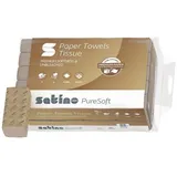 Wepa Handtuchpapier Satino PureSoft 2-lag.soft beige L230xB240ca.mm 20x200 Tü Krt.