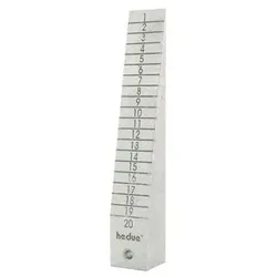Messkeil, Ablesung 1 mm