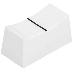 Faderknopf für 4mm Schiebepotentiometer, 23x11x11mm, weiß
