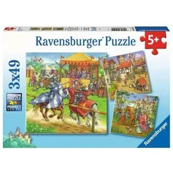 RAVENSBURGER 5150 Kinderpuzzle - Ritterturnier im Mittelalter