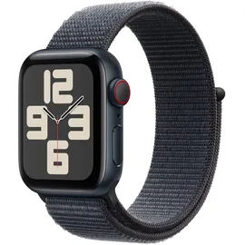 Apple Watch SE GPS + Cellular 40 mm Aluminiumgehäuse Mitternacht, Sport Loop Tinte