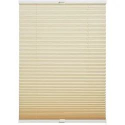 SCHÖNER WOHNEN-Kollektion Plissee »Milla«, blickdicht, mit Bohren, verspannt, verschraubt, silberne oder weiße Rollo-Technik SCHÖNER WOHNEN-KOLLEKTION beige 130 cm
