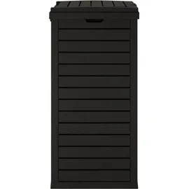 vidaXL Outdoor-Mülltonne 41 l Schwarz