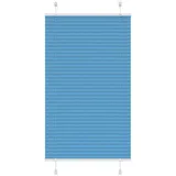 vidaXL Plissee Blau 70x150 cm Stoffbreite 69,4 cm Polyester, vidaXL