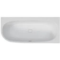 Hoesch iSENSI Eck-Badewanne 3976.010 weiß, 160x75cm, rechte Ausführung