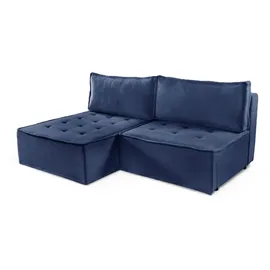 Kaiser Bohoo Mini modernes Ecksofa mit Schlaffunktion Blau Links