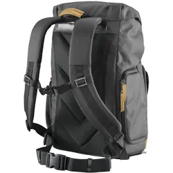 Mantona Luis Retro Rucksack Schwarz