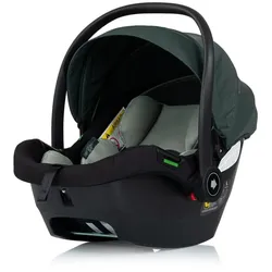 Chipolino Set Babyschale Isofix-Station Duo Smart i-Size verstellbare Kopfstütze tannengrün