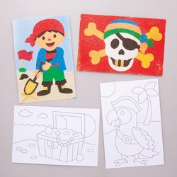 Sandkunstbilder "Piraten" (pro Set 8) Bastelsets