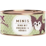 Terra Canis 18x 100g Terra Canis Mini Rind mit Zuchini und Kürbis Hundefutter nass