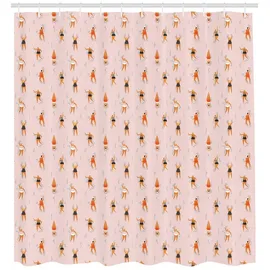 ABAKUHAUS Duschvorhang Pool-Party 175 x 180 cm mehrfarbig