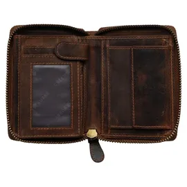 GREENBURRY Vintage Geldbörse Unisex braun