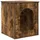 vidaXL Katzenhaus Geräucherte Eiche 53 x 52 x 62 cm Holzwerkstoff