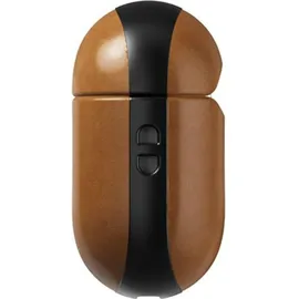 Nomad Nomad, Airpods 4 Hülle Modern Leather stoßfest, Hellbraun | Braun