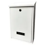 Primaster Briefkasten weiß 25 x 10 x 40 cm
