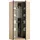 Priess Eckschrank Barcelona 78 x 193 x 78 cm Braun/Grau